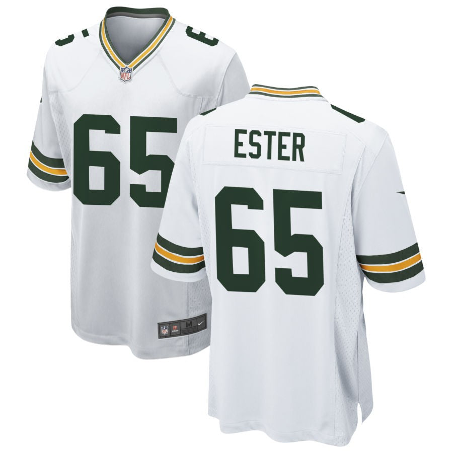 James Ester Men's Nike White Green Bay Packers Custom Game Jersey