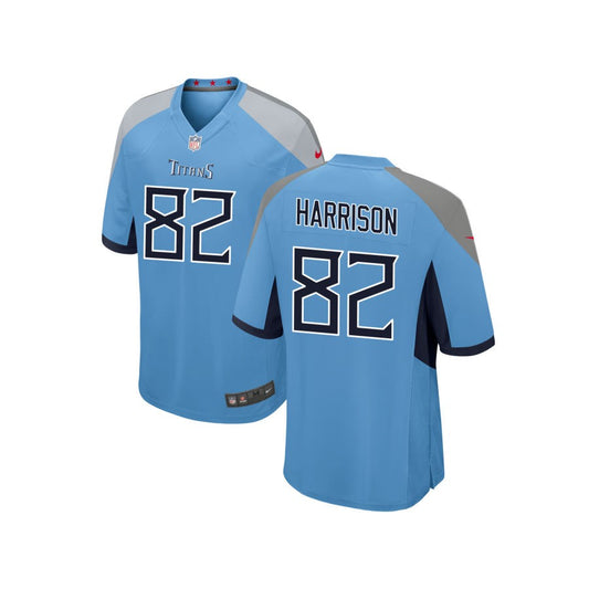 Tre'Shaun Harrison Youth Nike Light Blue Tennessee Titans Alternate Custom Game Jersey