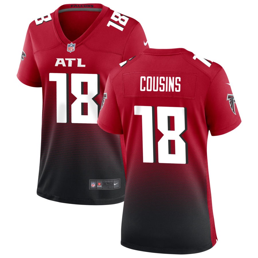 Kirk Cousins Women's Nike Red Atlanta Falcons Alternate Custom Game Jersey