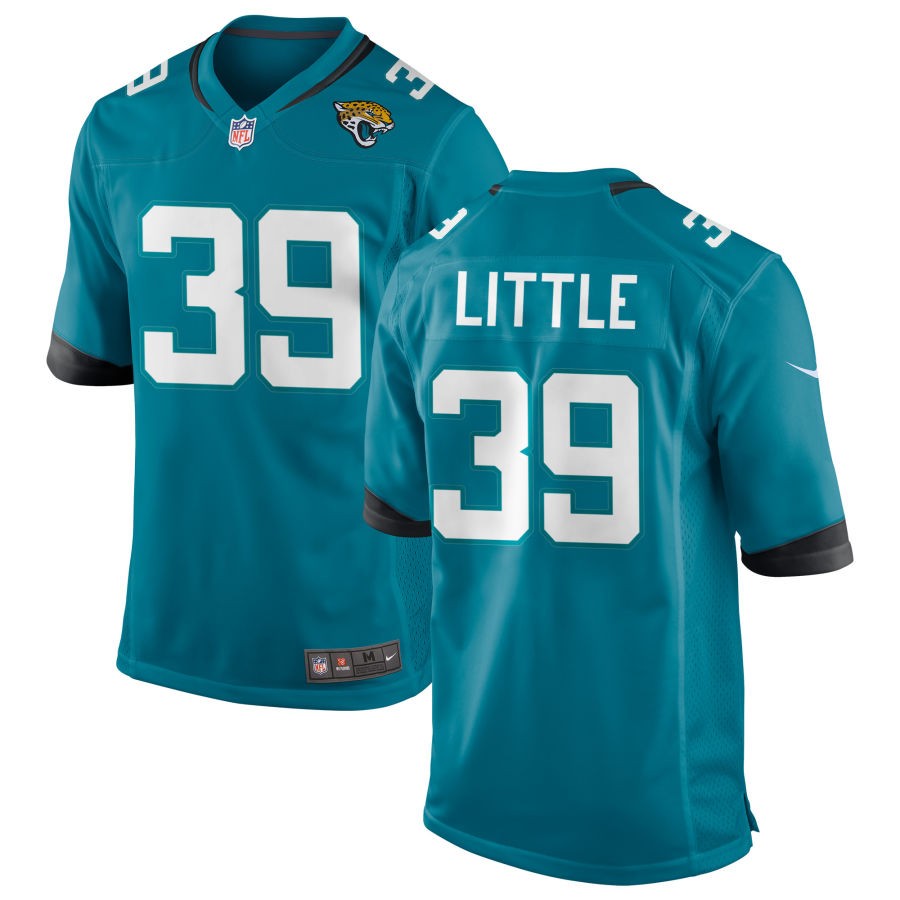 Cam Little Men's Nike Teal Jacksonville Jaguars Alternate Custom Game Jersey