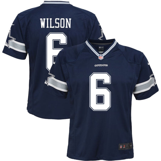 Donovan Wilson Youth Nike Navy Dallas Cowboys Custom Game Jersey