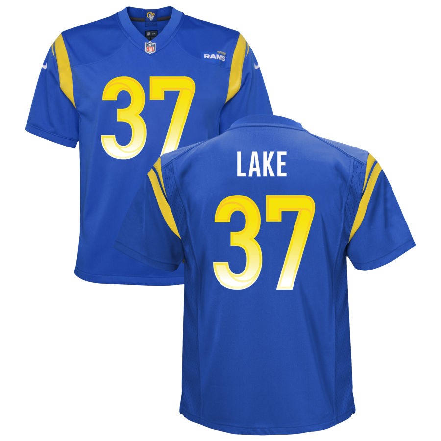 Quentin Lake Youth Nike Royal Los Angeles Rams Custom Game Jersey