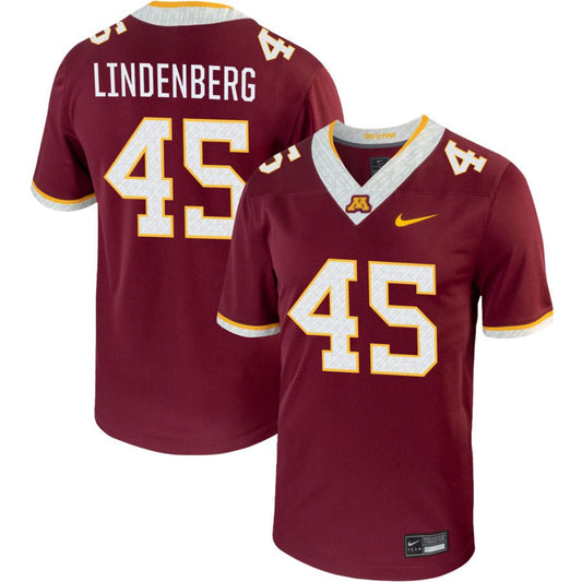 Cody Lindenberg Men's Nike Maroon Minnesota Golden Gophers Pick-A-Player NIL Replica Football Jersey