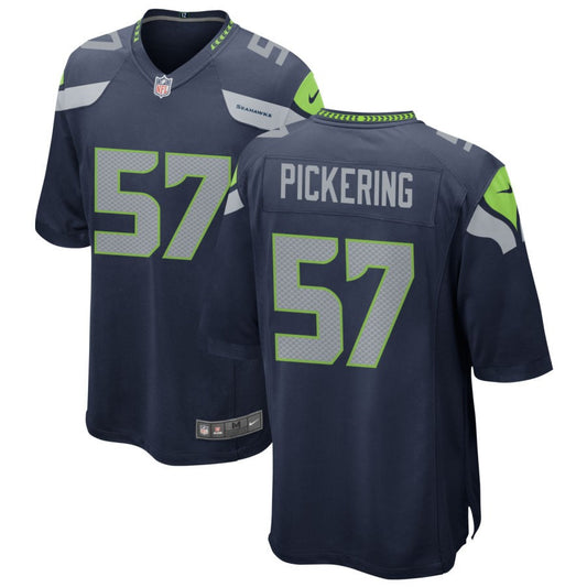 Nathan Pickering Men's Nike College Navy Seattle Seahawks Custom Game Jersey