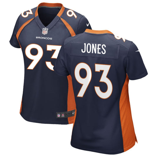 D.J. Jones Women's Nike Navy Denver Broncos Alternate Custom Game Jersey