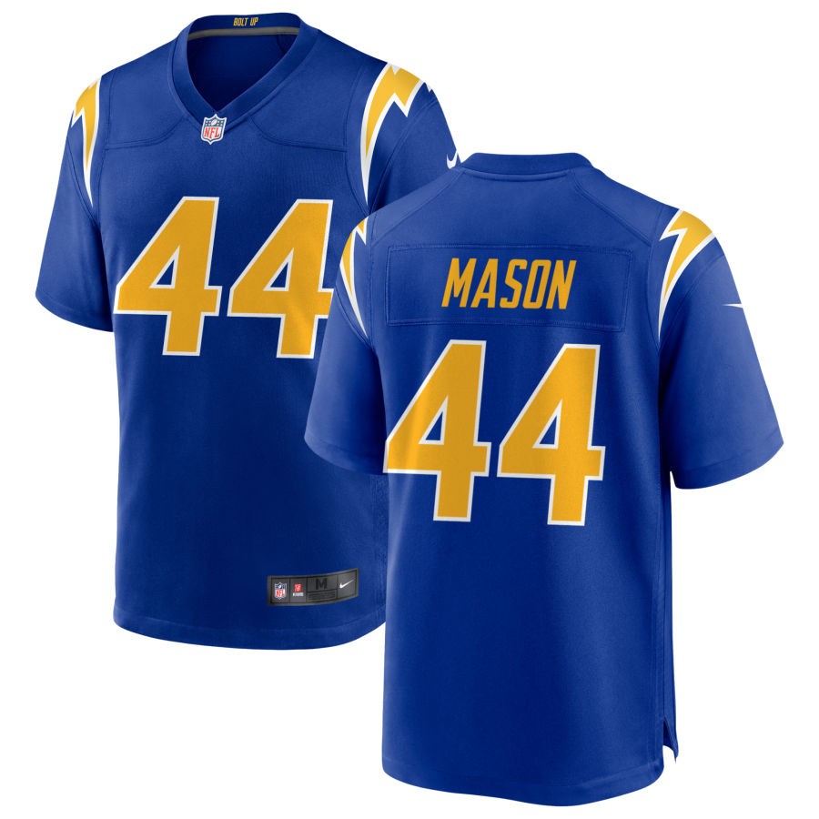 Ben Mason Men's Nike Royal Los Angeles Chargers Alternate Custom Game Jersey