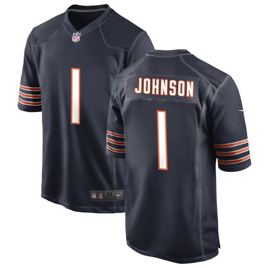 Jaylon Johnson Men's Nike Navy Chicago Bears Custom Game Jersey