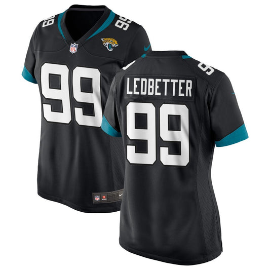 Jeremiah Ledbetter Women's Nike Black Jacksonville Jaguars Custom Jersey