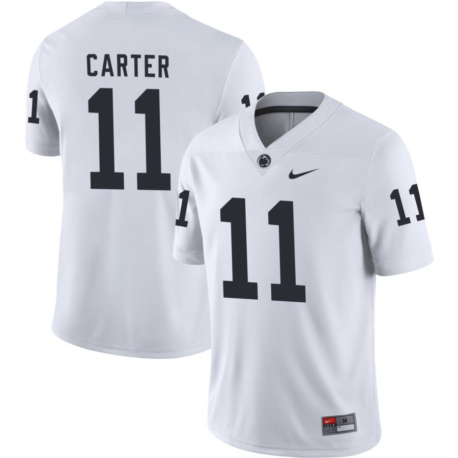 Abdul Carter Men's Nike White Penn State Nittany Lions Pick-A-Player NIL Replica Football Jersey