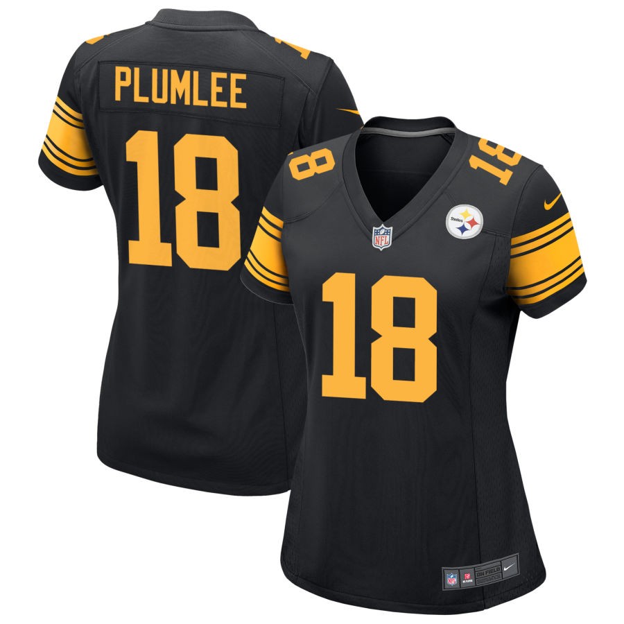 John Rhys Plumlee Women's Nike  Black Pittsburgh Steelers Alternate Custom Game Jersey