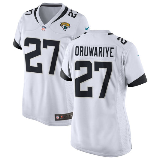 Amani Oruwariye Women's Nike White Jacksonville Jaguars Custom Game Jersey