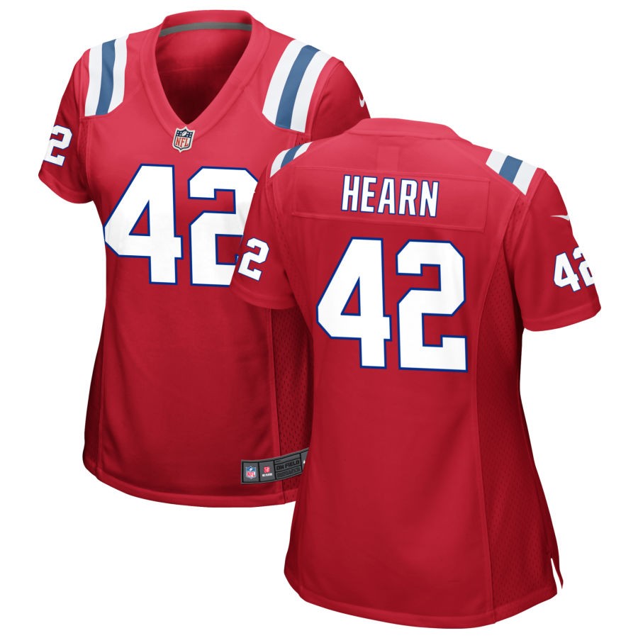 Azizi Hearn Women's Nike Red New England Patriots Alternate Custom Jersey