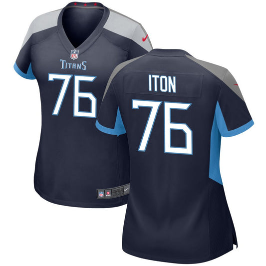 Isaiah Iton Women's Nike Navy Tennessee Titans Custom Game Jersey