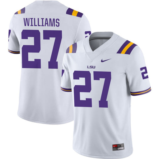 Josh Williams Men's Nike White LSU Tigers Pick-A-Player NIL Replica Football Jersey