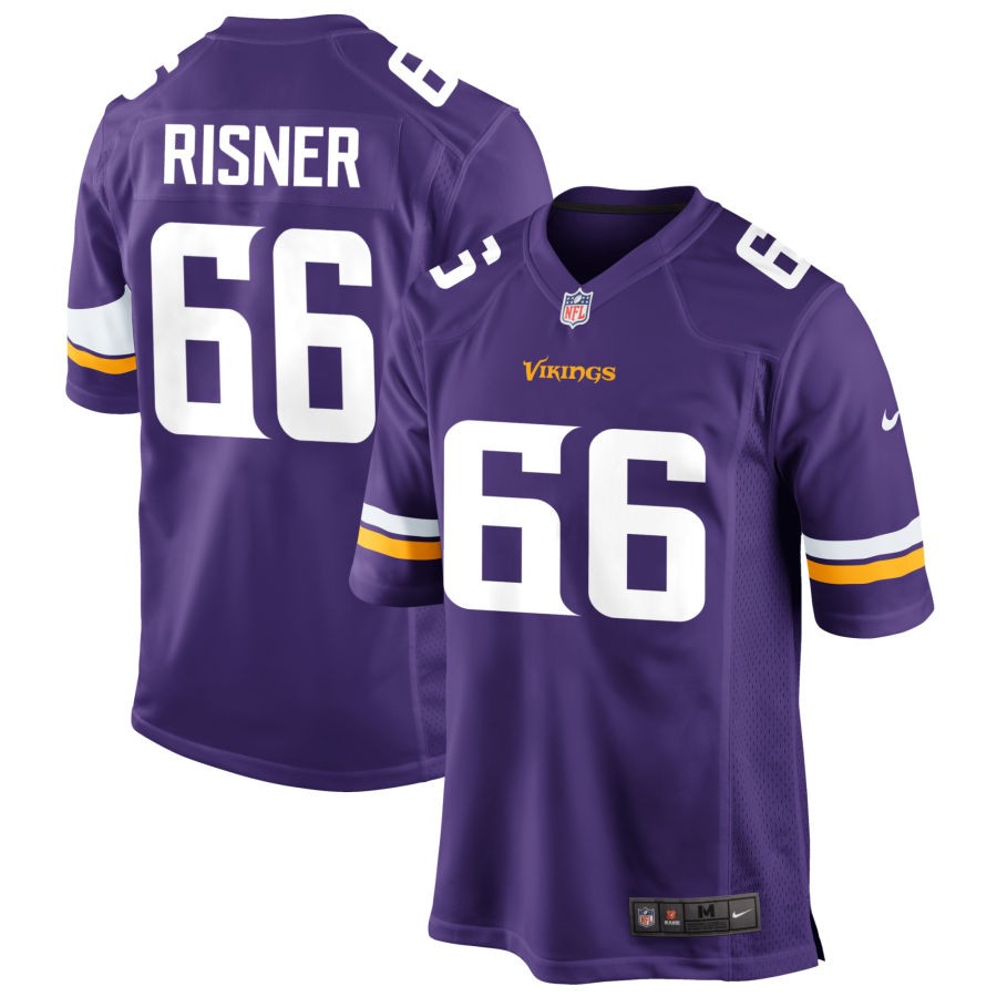 Dalton Risner Men's Nike Purple Minnesota Vikings Custom Game Jersey