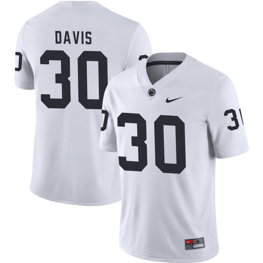 Amiel Davis Men's Nike White Penn State Nittany Lions Pick-A-Player NIL Replica Football Jersey