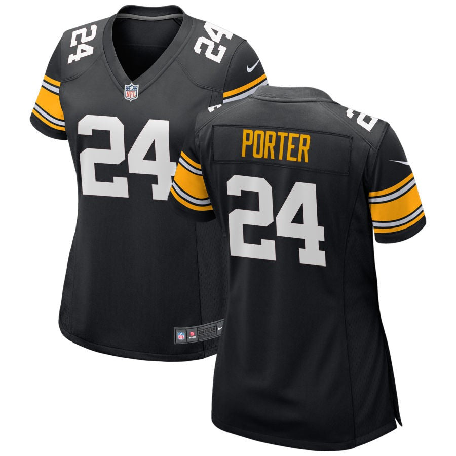 Joey Porter Women's Nike Black Pittsburgh Steelers Alternate Custom Game Jersey