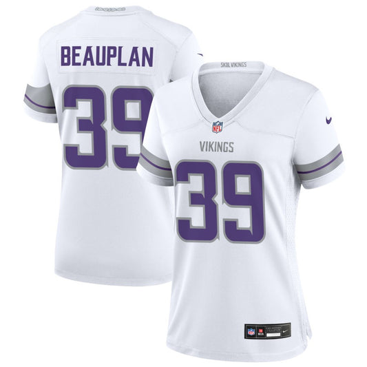 Abraham Beauplan Women's Nike White Minnesota Vikings Alternate Custom Game Jersey