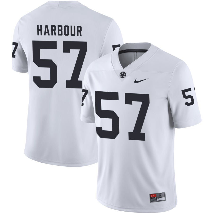 Donovan Harbour Men's Nike White Penn State Nittany Lions Pick-A-Player NIL Replica Football Jersey