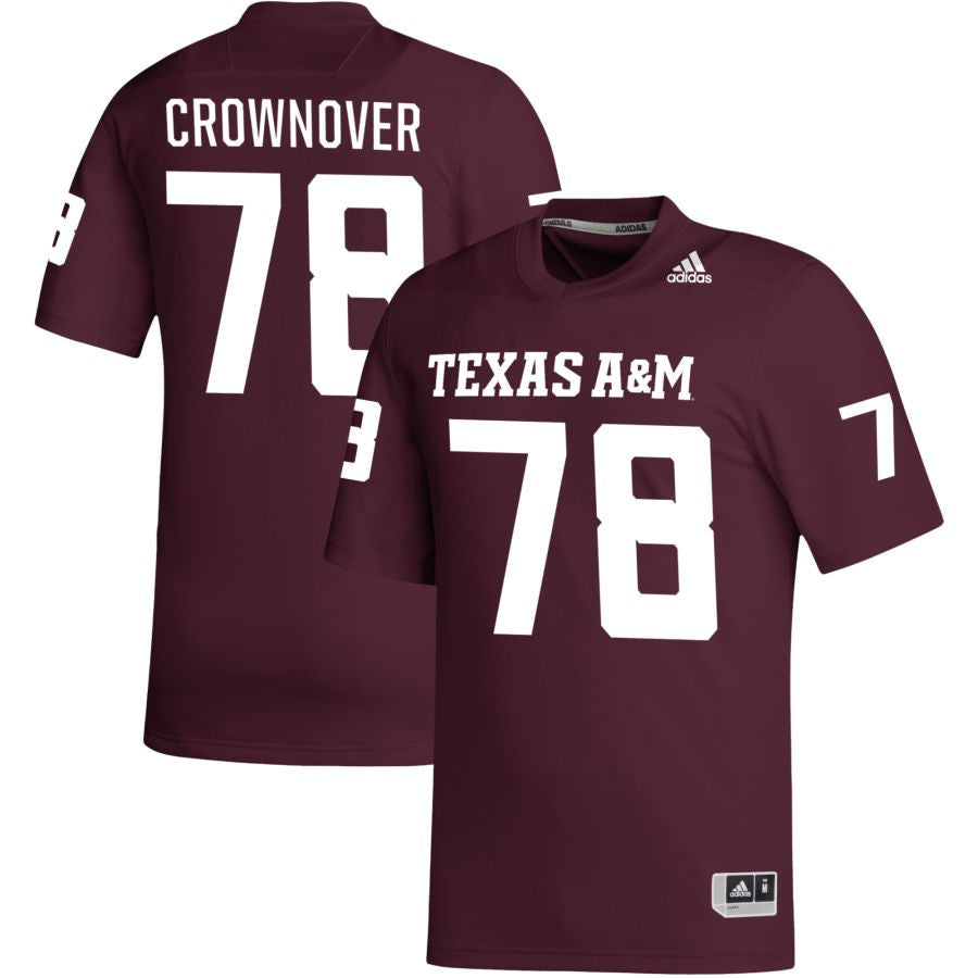 Dametrious Crownover Men's adidas Maroon Texas A&M Aggies Pick-A-Player NIL Replica Football Jersey