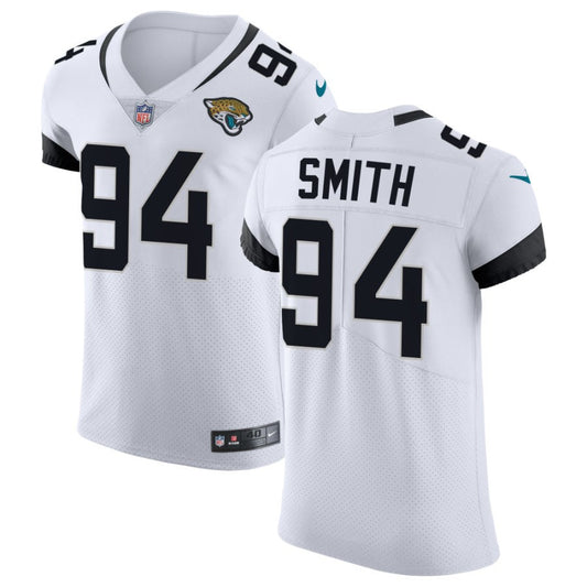 Maason Smith Men's Nike White Jacksonville Jaguars Vapor Untouchable Elite Custom Jersey