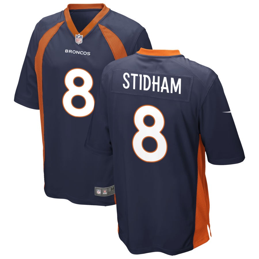 Jarrett Stidham Men's Nike Navy Denver Broncos Alternate Custom Game Jersey