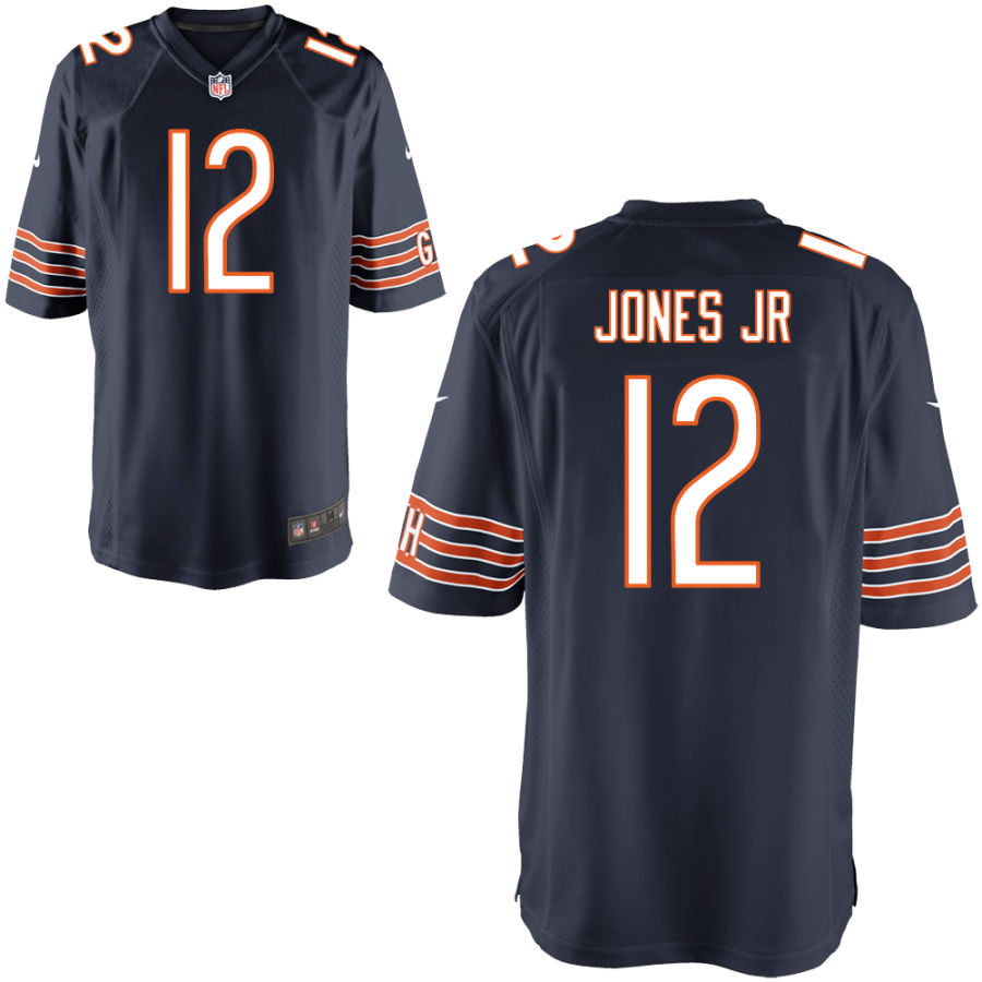 Velus Jones Jr Youth Nike Navy Chicago Bears Custom Game Jersey