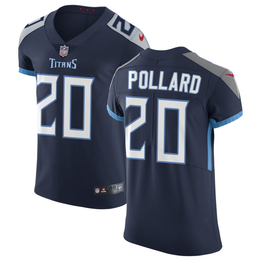 Tony Pollard Men's Nike Navy Tennessee Titans Vapor Untouchable Custom Elite Jersey