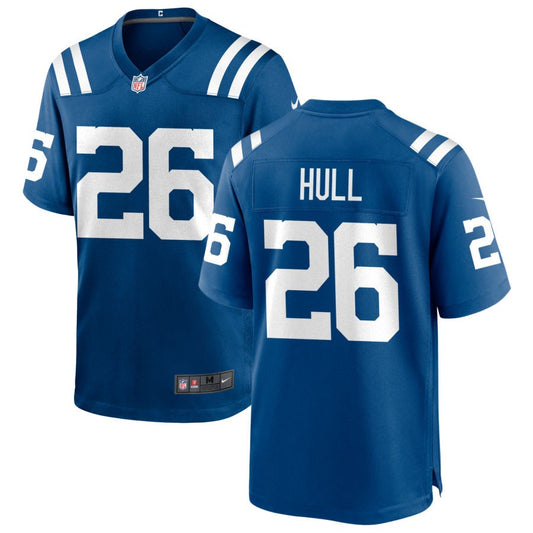 Evan Hull Men's Nike Indianapolis Colts Royal Custom Game Jersey