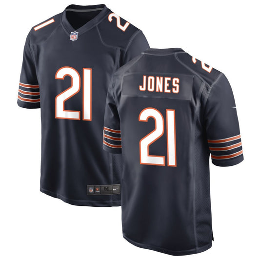 Jaylon Jones Men's Nike Navy Chicago Bears Custom Game Jersey