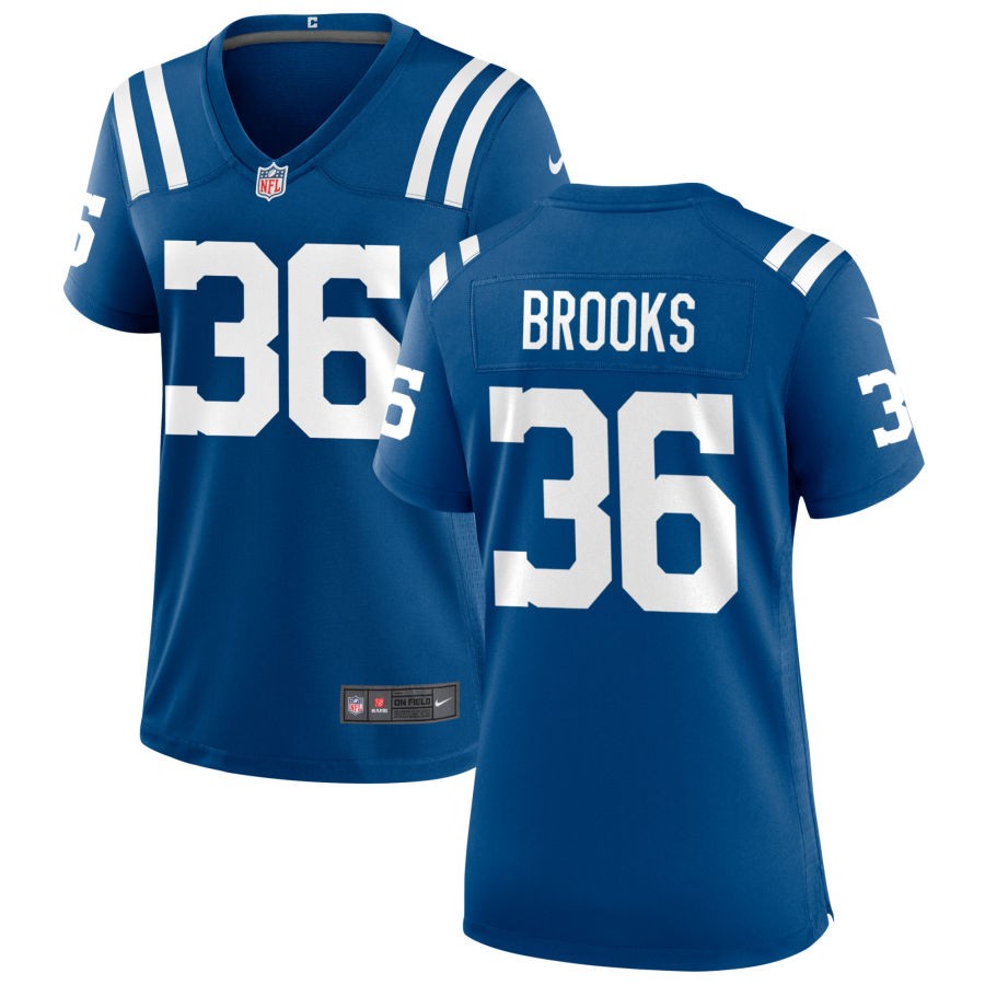 Kendell Brooks Women's Nike Indianapolis Colts Royal Custom Game Jersey