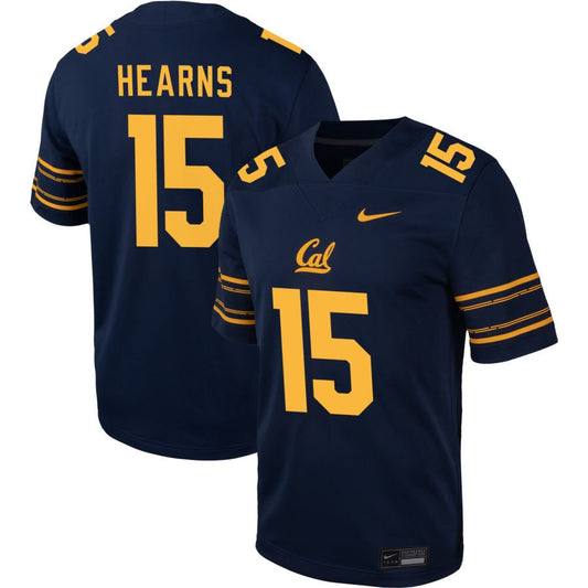 Lu-Magia Hearns Men's Nike  Navy Cal Bears Pick-A-Player NIL Football Game Jersey