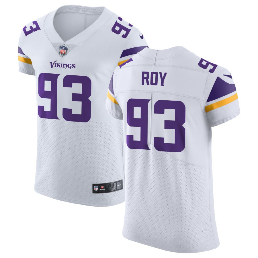 Jaquelin Roy Men's Nike White Minnesota Vikings Vapor Untouchable Elite Custom Jersey