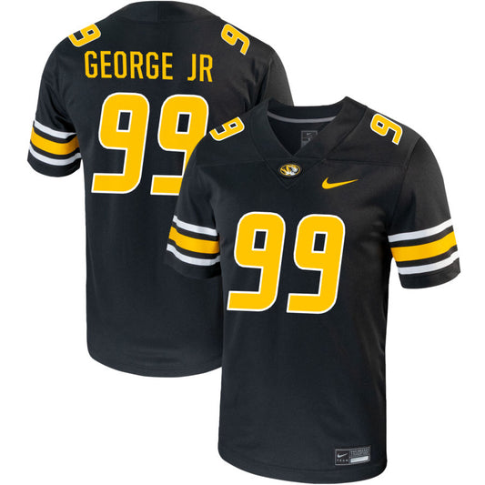 Realus George Jr Men's Nike Black Missouri Tigers Pick-A-Player NIL Replica Football Jersey