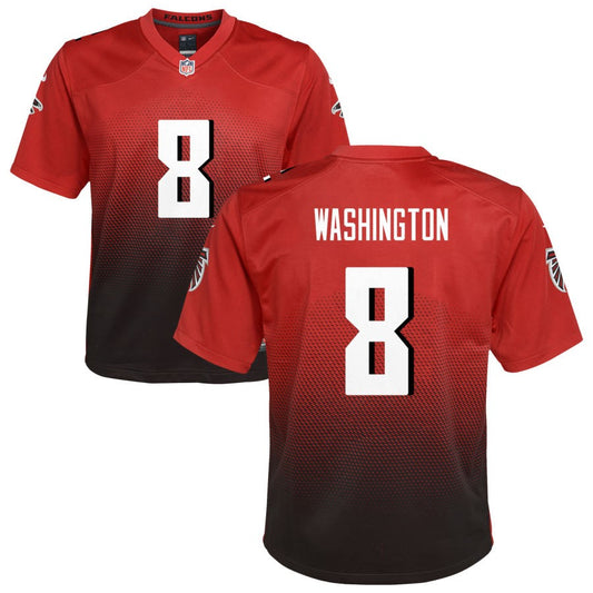 Casey Washington Youth Nike Red Atlanta Falcons Alternate Custom Game Jersey