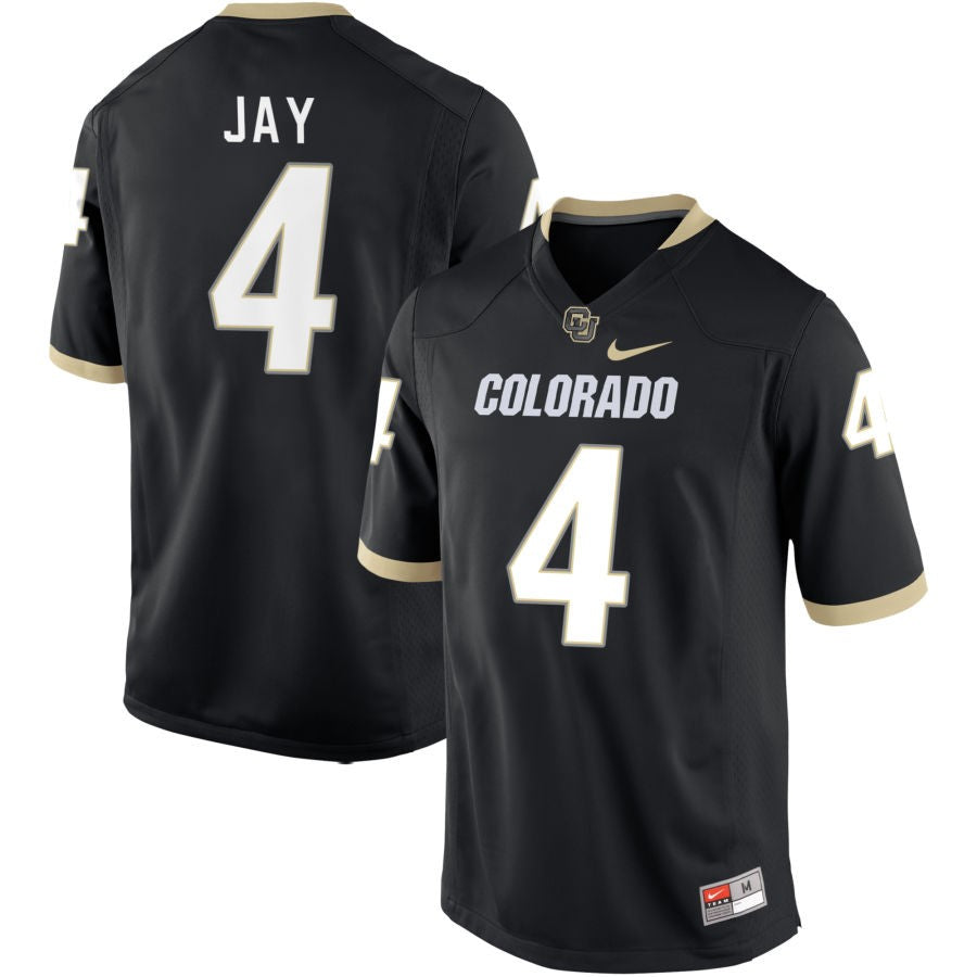 Travis Jay Men's Nike Black Colorado Buffaloes Pick-A-Player NIL Replica Football Jersey