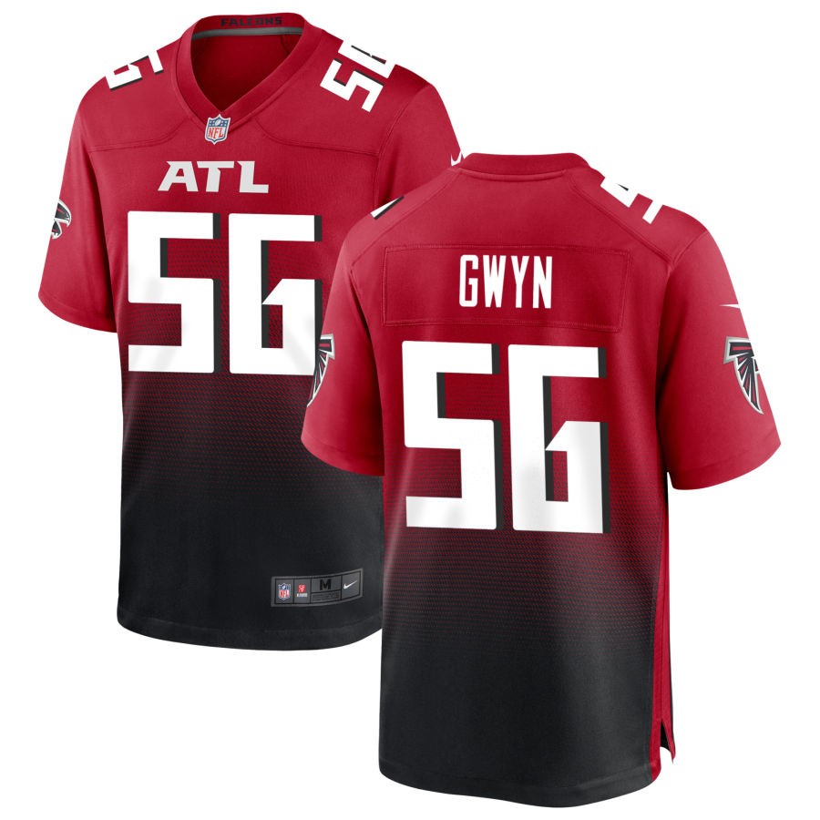 Jovaughn Gwyn Men's Nike Red Atlanta Falcons Alternate Custom Game Jersey