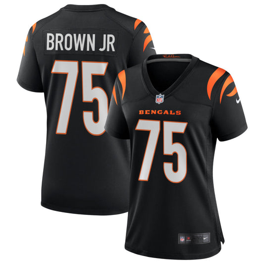 Orlando Brown JR Women's Nike Black Cincinnati Bengals Game Custom Jersey