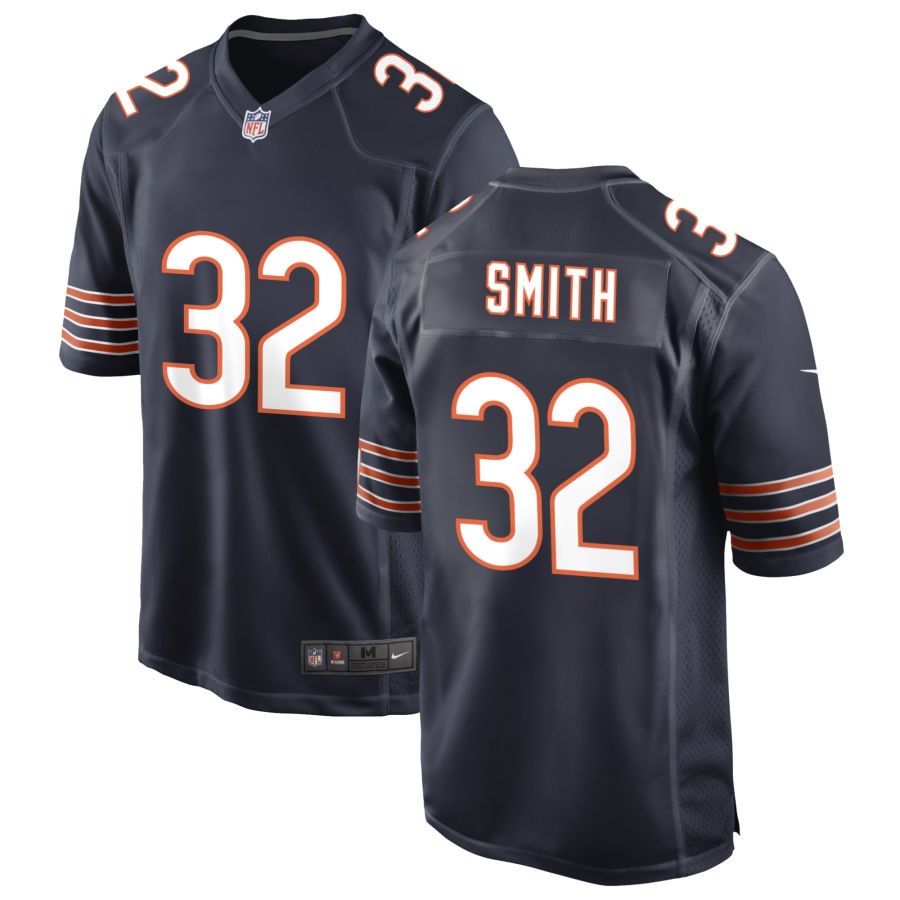 Terell Smith Men's Nike Navy Chicago Bears Custom Game Jersey