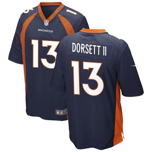 Phillip Dorsett II Men's Nike Navy Denver Broncos Alternate Custom Game Jersey