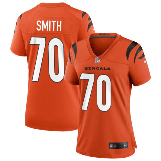 D'Ante Smith Women's Nike Orange Cincinnati Bengals Alternate Game Custom Jersey