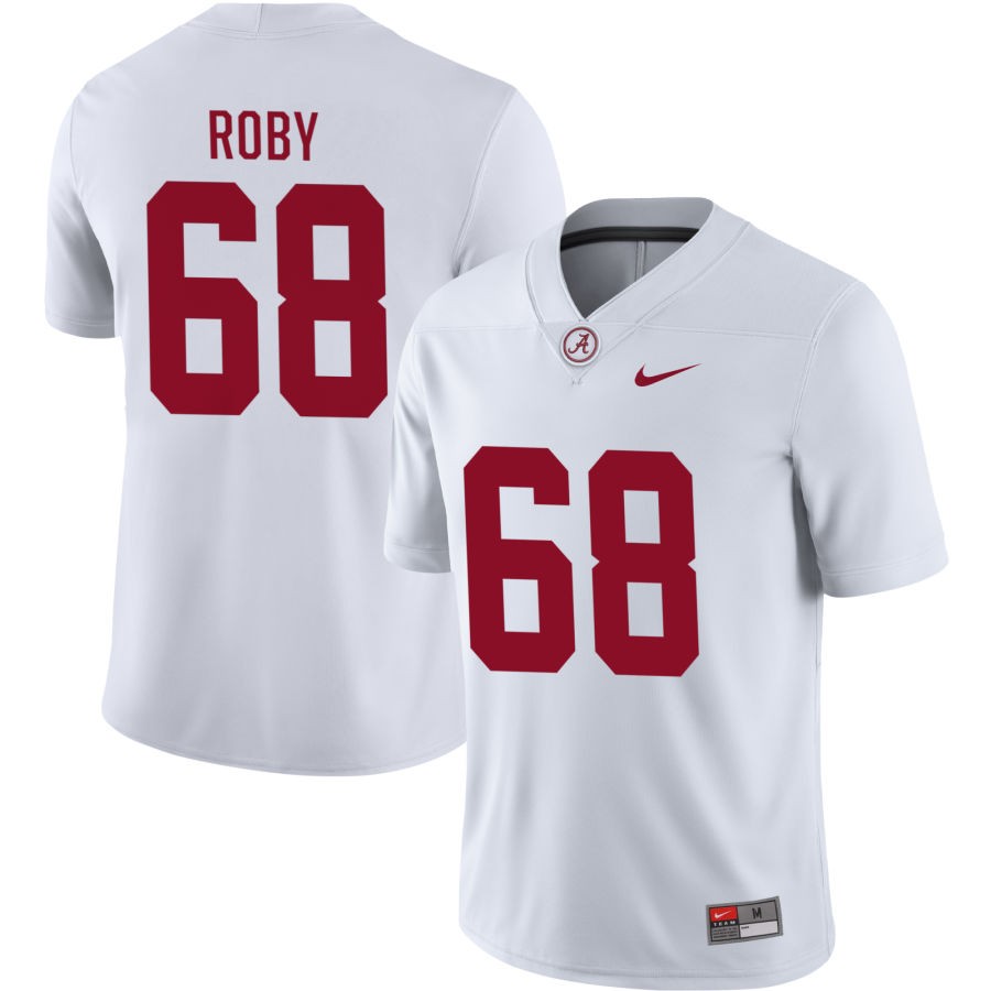 Billy Roby Men's Nike White Alabama Crimson Tide Pick-A-Player NIL Replica Football Jersey