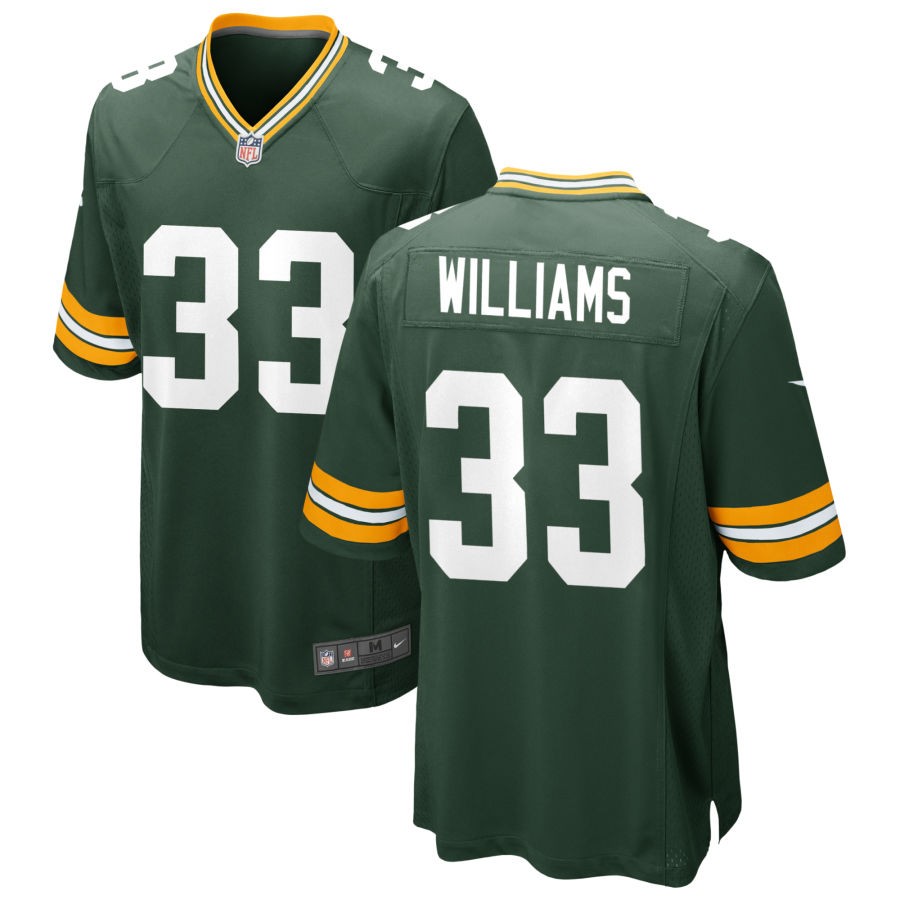 Evan Williams Men's Nike Green Green Bay Packers Custom Game Jersey