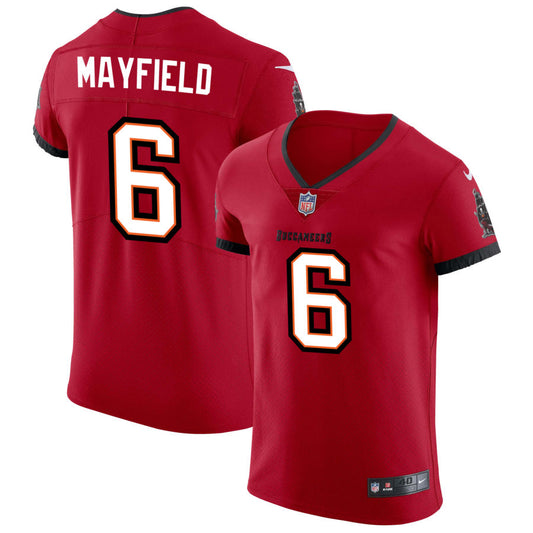 Baker Mayfield Men's Nike Red Tampa Bay Buccaneers Vapor Elite Custom Jersey