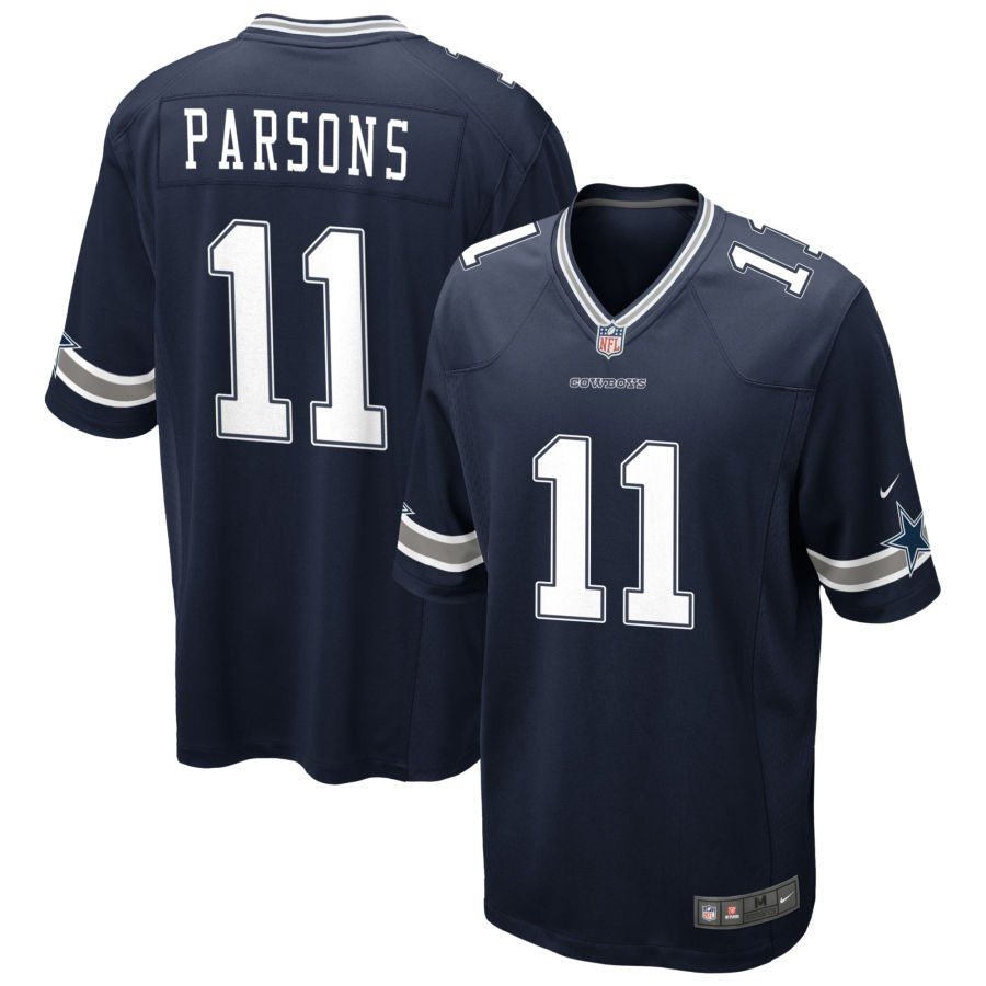 Micah Parsons Men's Nike Navy Dallas Cowboys Custom Game Jersey