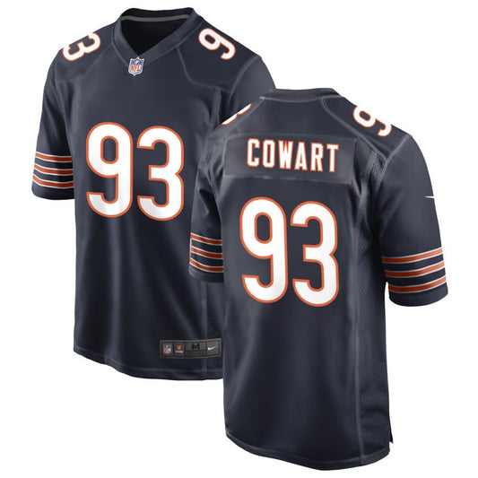 Byron Cowart Men's Nike Navy Chicago Bears Custom Game Jersey