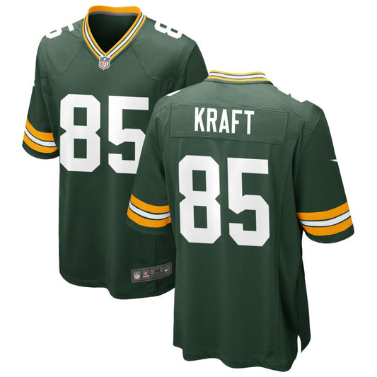 Tucker Kraft Men's Nike Green Green Bay Packers Custom Game Jersey