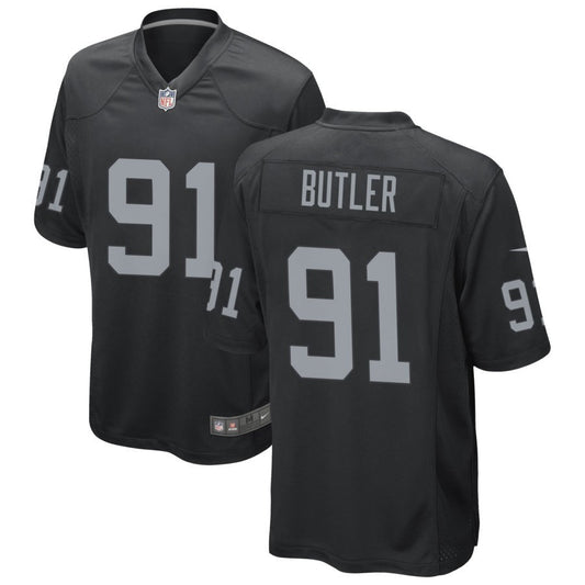 Matthew Butler Men's Nike Black Las Vegas Raiders Custom Game Jersey