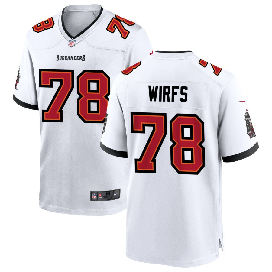 Tristan Wirfs Men's Nike Tampa Bay Buccaneers White Custom Game Jersey