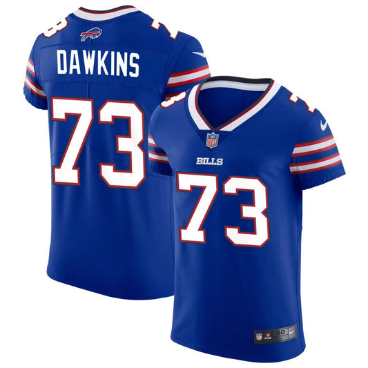 Dion Dawkins Men's Nike Royal Buffalo Bills Vapor Elite Custom Jersey